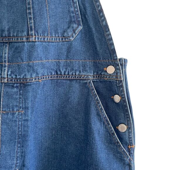 North West Blue - Carpenter Denim Overalls Size: Large Color: Blue Denim - Picture 6 of 11